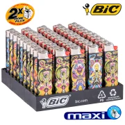 Briquet BIC Maxi Psyche Rock – Boite de 50