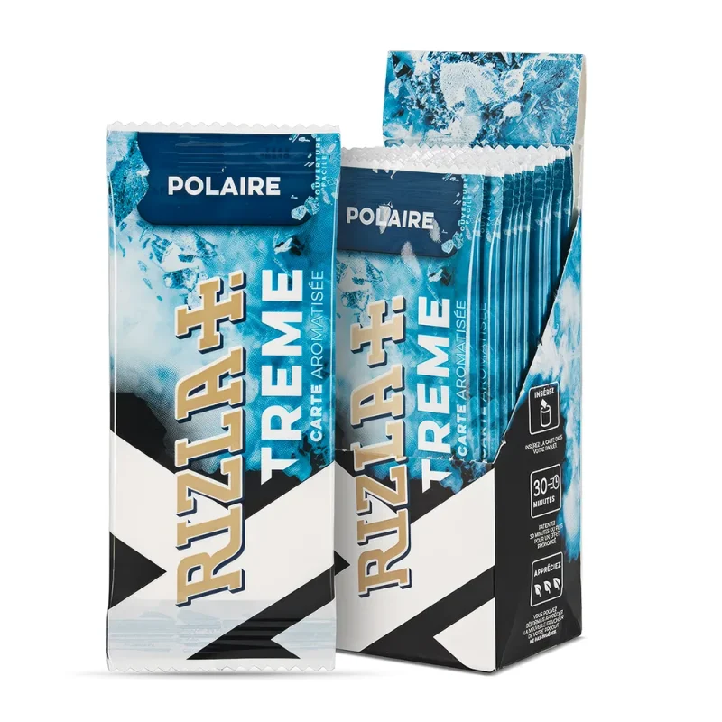 Boite de 25 cartes fraicheur "Polaire" Rizla