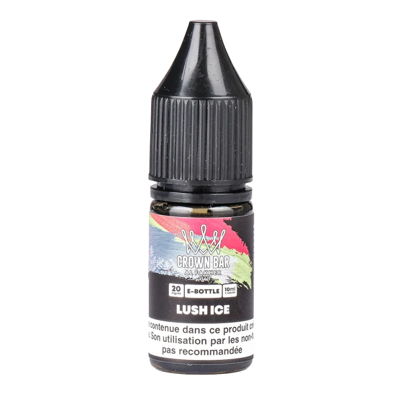 E-liquide Lush ice Al Fakher - 10 ml - saveur pastèque glacée - 20mg sels de nicotine