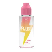 Eliquide Tjuice 100 Pinky POp - Eliquide fruité sans nicotine, flacon prêt à booster