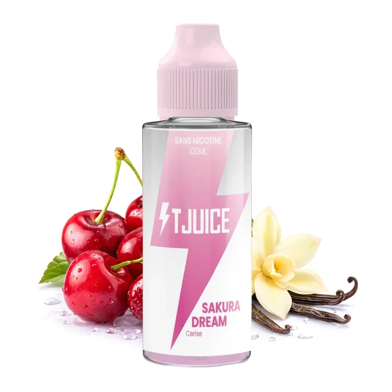 Eliquide Sakura Dream TJuice 100 ml - Cerise et Vanille