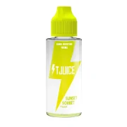 Eliquide prêt à booster, sans nicotine, flacon 100 ml, la marque T-Juice , goût Agrumes/Citron