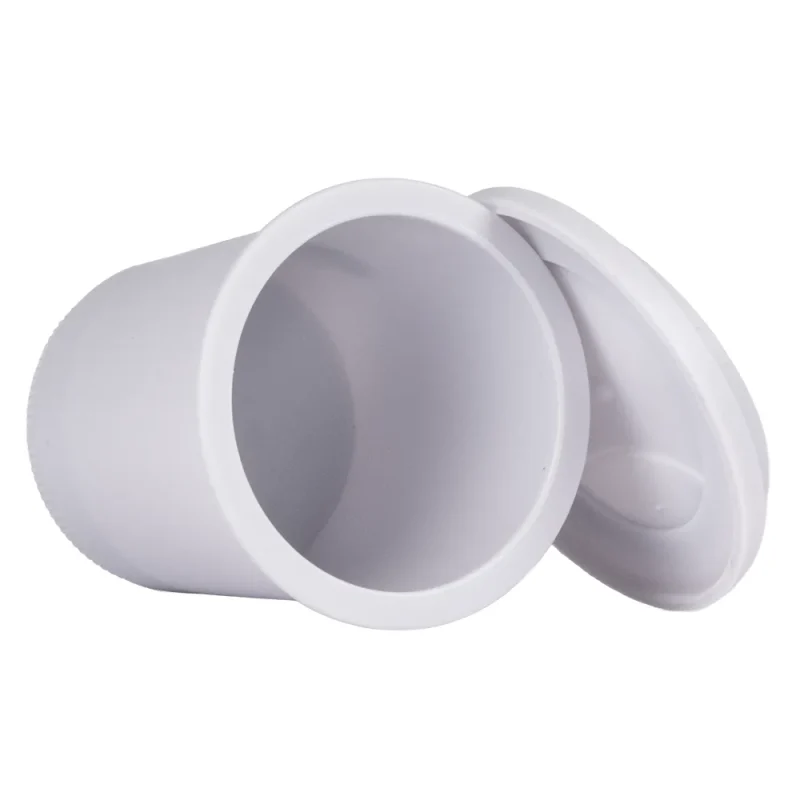 pot de conservation pour cbd, herbe - en plastique avec grinder intégré