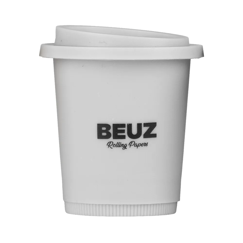 pot de conservation weed avec grinder intégré - gris