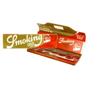 carnet smoking gold slim avec filtres carton