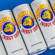 energy drink the bulldog amsterdam - canette 25 cm