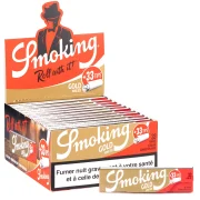 Boîte de 24 Carnets Smoking Gold King Size Slim + Tips