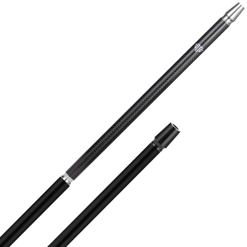 pack complet tuyau chicha silicone et manche en carbone