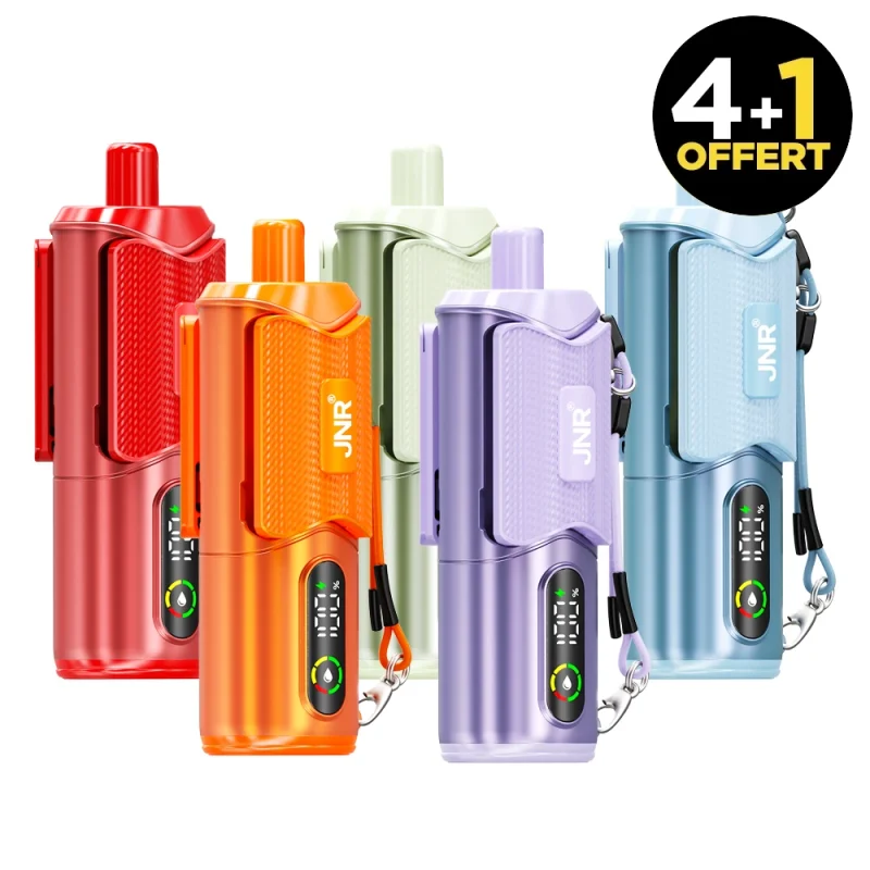 Pack de 5 puffs Shisha Sip JNR - 4 achetées = 1 offerte