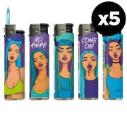 Pack de 5 briquets tempête