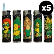 Pack de 5 briquets tempête