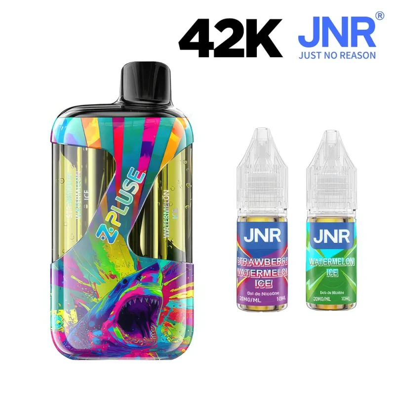 ZPlus 42K Puff JNR Double goût - Strawberry Watermelon Ice + Watermelon ice