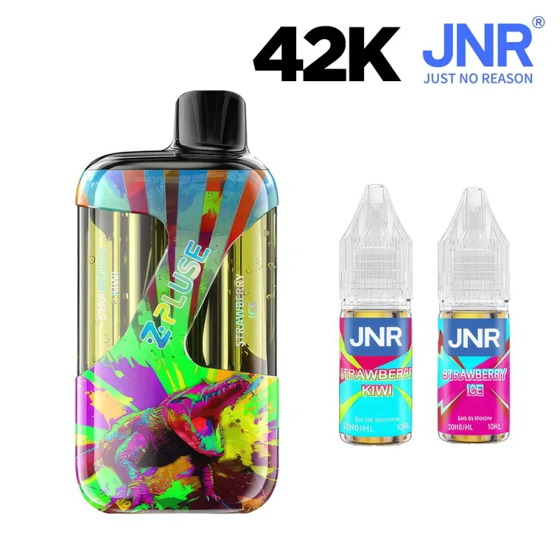 Puff JNR 42K ZPluse 20 mg - Strawberry Kiwi + Strawberry Ice