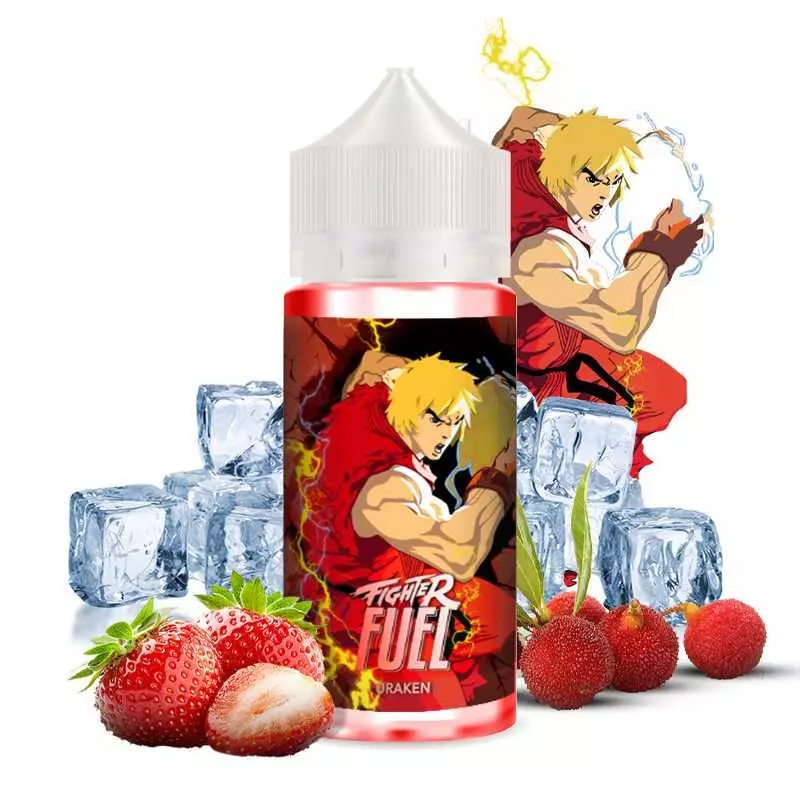 Uraken 100 ml Fighter Fuel - La fraise glacée par Maison Fuel