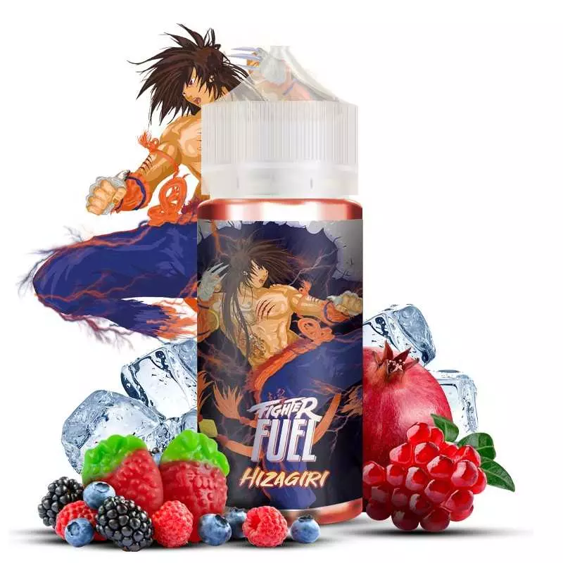 E-liquide fruité et frais sans nicotine - Hizagiri Fighter Fuel 100 ml