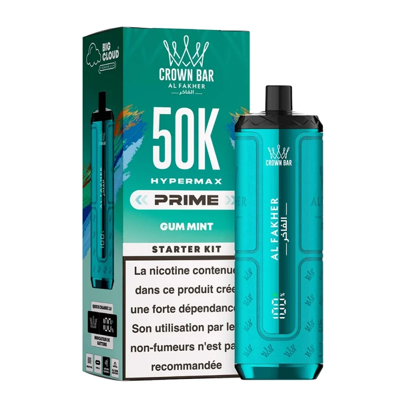Al Fakher 50K Hyper Max Prime - Gum Mint