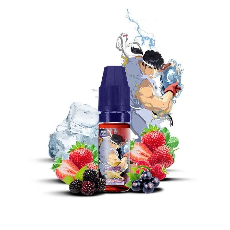 e-liquide fraise, mûre, framboise XFighter seiryuto 10 ml 20mg de nicotine