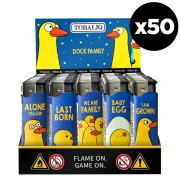 Briquet tempête électronique rechargeables Duck Family x50
