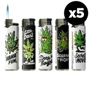 Lot de 5 briquets tempête