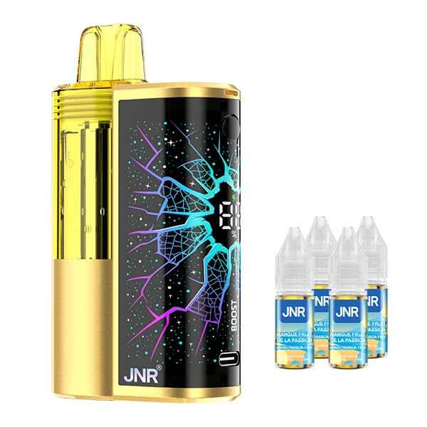 Puff 100K - Voyagez sous les tropiques la JNR Meteorite Mango Passion Fruit et ses 100K bouffées