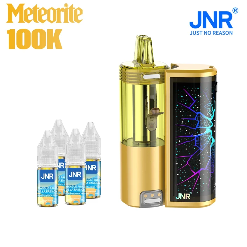 Puff 100K JNR - 4 flacons de goût Mango Passion Fruit