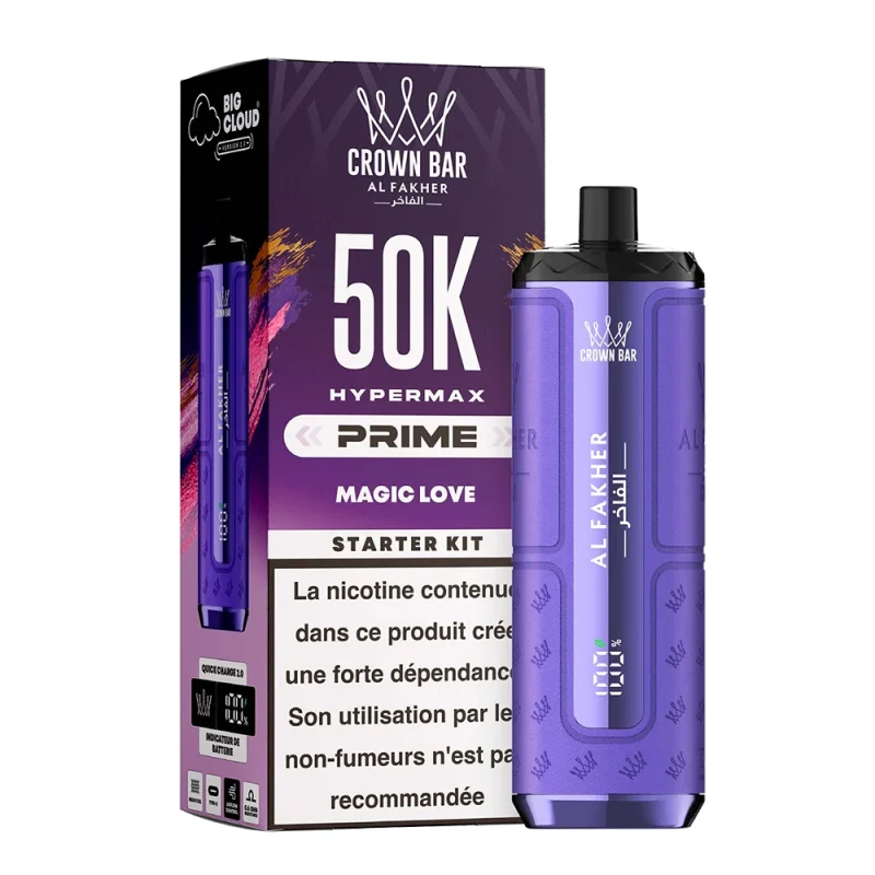 Puff Al fakher 50K Hyper Max Prime - Magic love