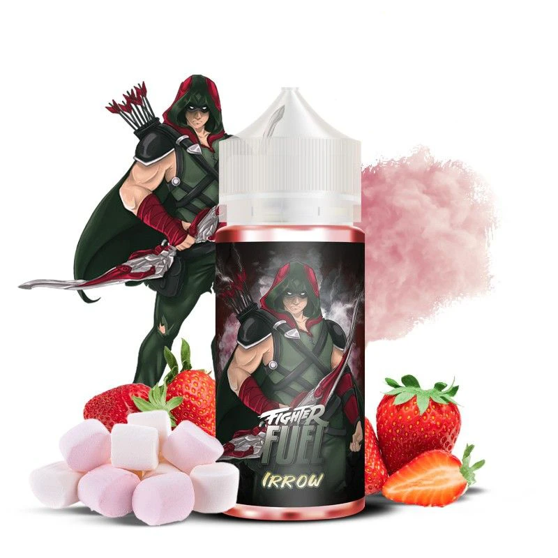 Fighter Fuel 100 ml Irrow - Eliquide sucré Marshmallow fraise et barbe à papa
