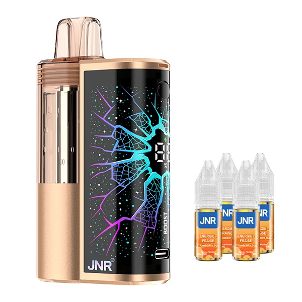 JNR 100K Meteorite Strawberry Bull - Puff 100000 bouffées goût boisson énergisante à la fraise