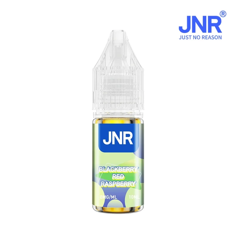Eliquide JNR 10 ml - 0 mg sans nicotine - Goût Blackberry Red Raspberry (Myrtille, framboise)