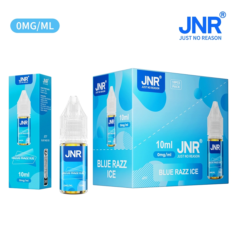 Eliquide JNR sans nicotine BLue razz ice - Boite grossiste