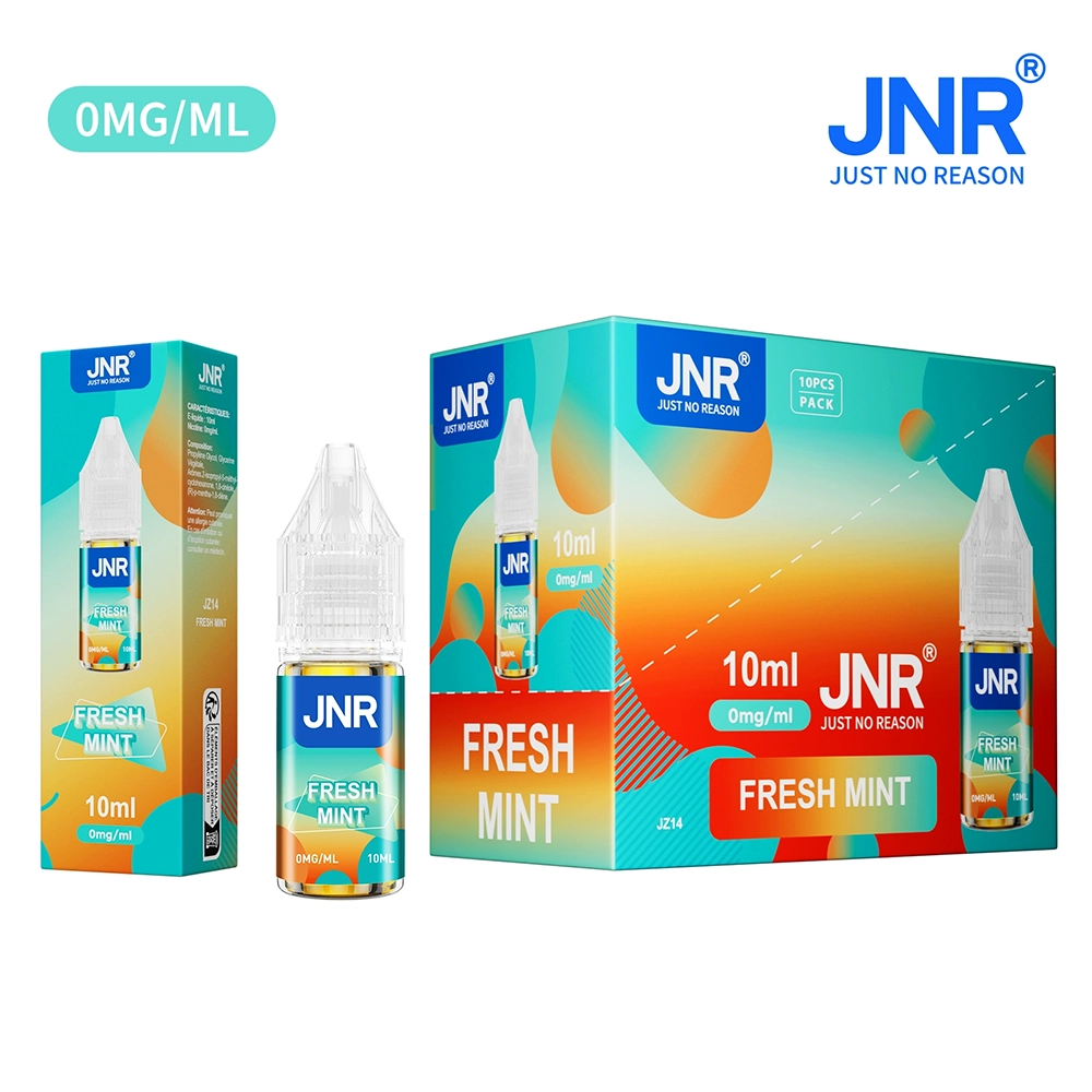 Eliquide JNR sans nicotine fresh mint - Boite grossiste