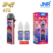 Puff JNR Blueberry Raspberry Cherry livrée avec 2 flacons d'e-liquide JNR - Modèle Tigre JPUFF 47K