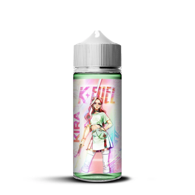 E-liquide K-FUEL KIRA - 100 ml - 0mg sans nicotine - grand flacon DIY prêt à booster en nicotine