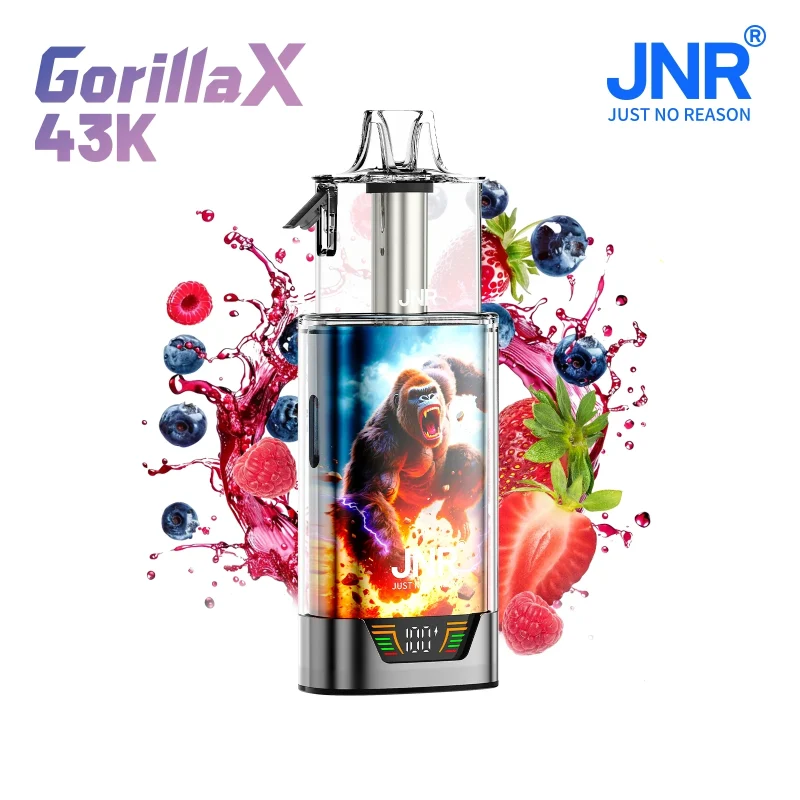 Puff JNR Gorilla 43K Mixed Berries Sans Nicotine