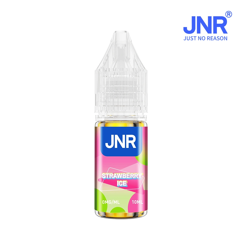 e-loiquide jnr strawberry ice sans nicotine - recharge liquide jnr fraise glacé 0mg/ml - 10 ml