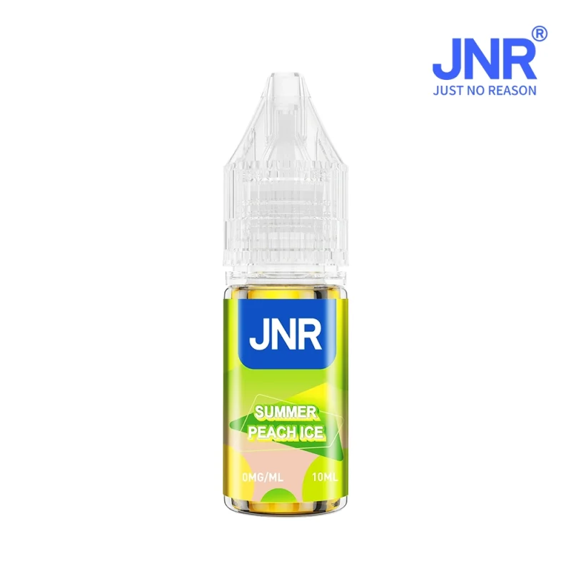 Eliquide JNR Summer Peach Ice - Sans nicotine - Flacon 10 ml