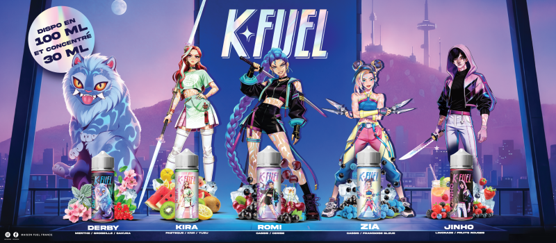 E-liquides K-Fuel par Maison Fuel