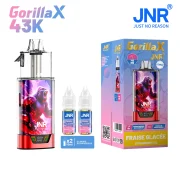 Puff Gorilla JNR sans nicotine - livrée avec deux flacons de eliquide Strawberry Ice