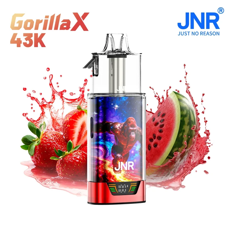 JNR Gorilla 43K 0mg nicotine - Strawberry Watermelon Ice
