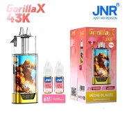 JNR SUmmer Peach Ice puff 43K Gorlla sans nicotine (0mg/Ml)