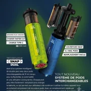 Al Fakher 50K puff rechargeable avec système de cartouches interchangeables.