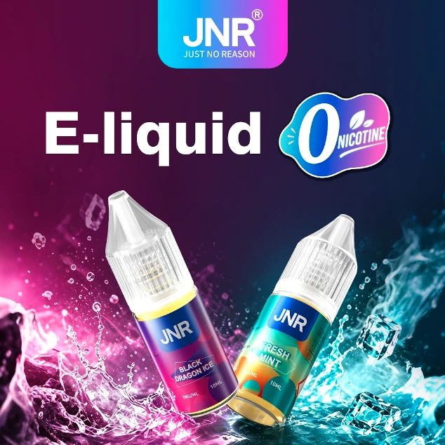 Eliquide JNR sans nicotine - plusieurs goûts disponibles