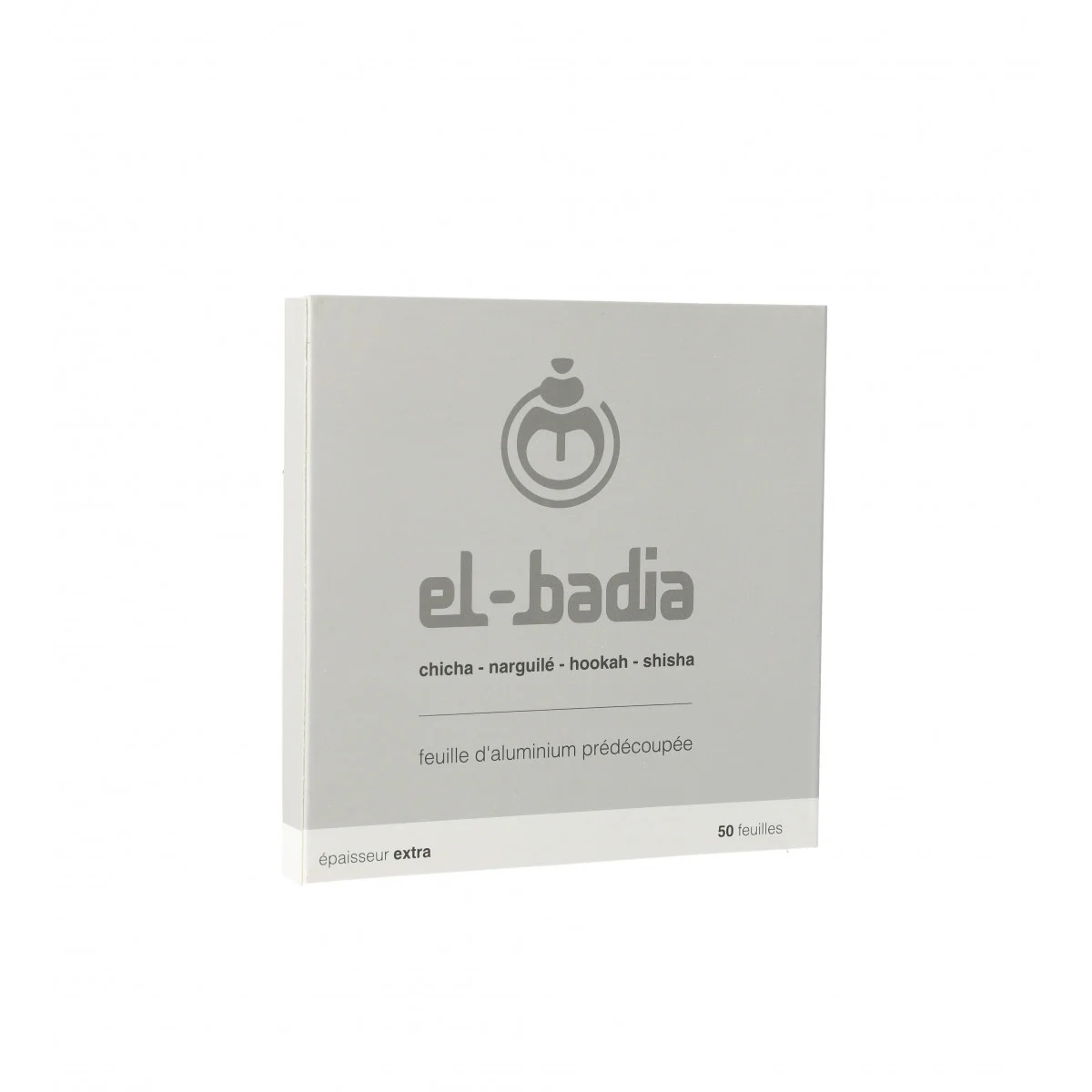 Paquet de 50 feuilles d'aluminium prédécoupées pour chicha - El Badia – Image 2