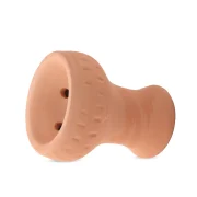foyer chicha en terre cuite, argile naturelle - idéal pour système de chauffe cheminée type brohood