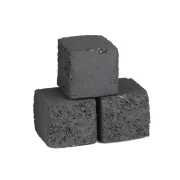 cubes de charbon naturel 27 mm fabriqué à partir de noix de coco - charbon chicha idéal sur brohood.