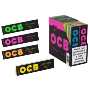 OCb Slim carnet coloré en édition limitée - boite de 50 carnets rose, vert, orange ou jaune.