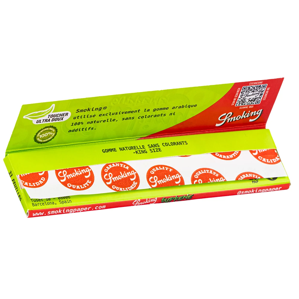 Feuilles SMOKING Slim King Size - Lot de 5 – Image 3