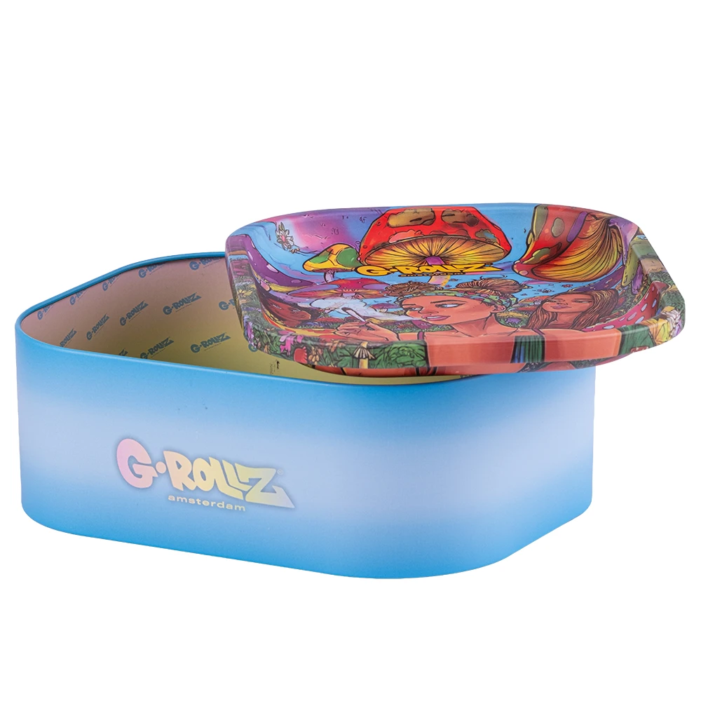Boite fumeur en métal avec couvercle plateau G-Rollz Daydream – Image 3