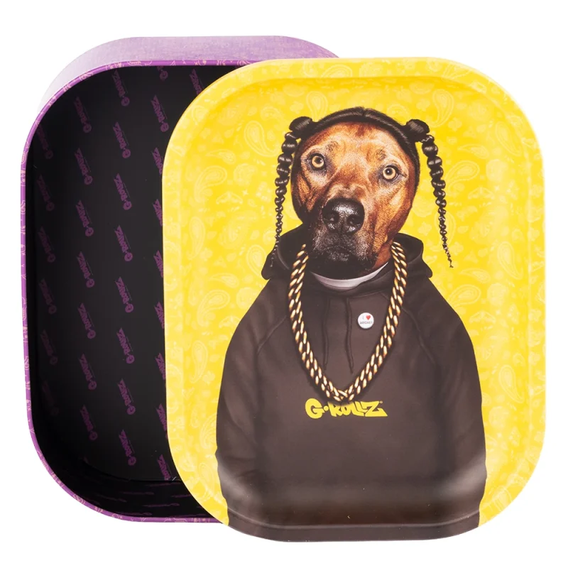 Boite fumeur G-Rollz Pets Rap - Rangement métal + Plateau