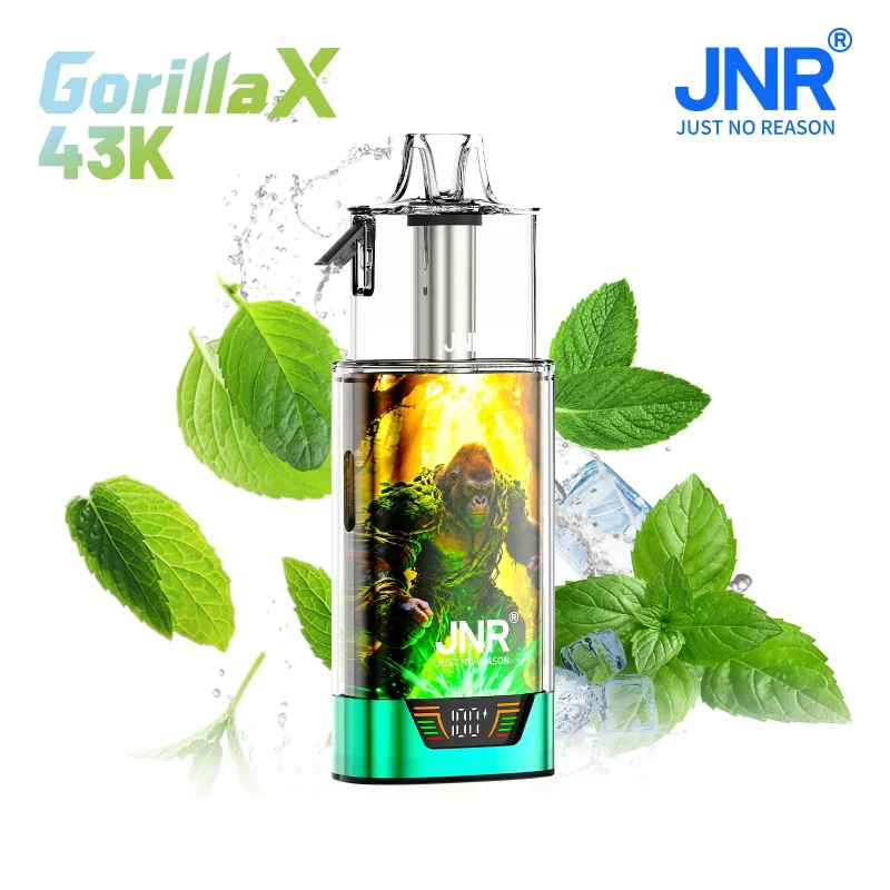 Puff JNR Gorilla X 43K Sans Nicotine - Fresh Mint